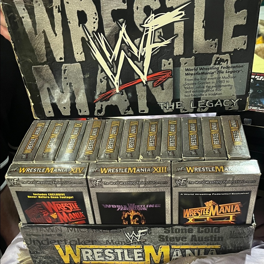 WWF WrestleMania: The Legacy VHS Box Set,
